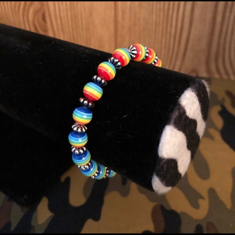 Rainbow Stretch Bracelet